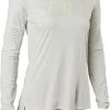 FOX HEAD Flexair Pro - Maillot VTT Manches Longues Femme -Vélo Soldes Fox Head Flexair Pro Damen MTB Langarmtrikot 28971 579 1