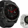 Garmin EPIX™ SAPPHIRE - GPS Multisport Smartwatch -Vélo Soldes Garmin EPIX TM SAPPHIRE GPS Multisport Smartwatch 010 02582 11