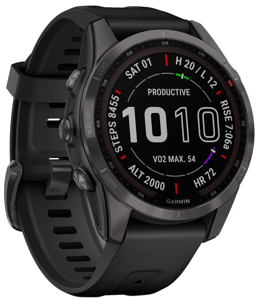 Garmin Fenix 7S SAPPHIRE SOLAR - GPS Multisport Smartwatch 4 Garmin Fenix 7S SAPPHIRE SOLAR - GPS Multisport Smartwatch – Image 2