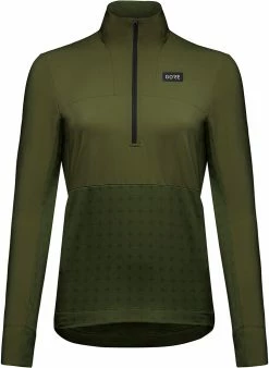GOREWEAR TrailKPR Hybrid 1/2-Zip - Maillot Manches Longues Femme -Vélo Soldes Gore TrailKPR Hybrid 12 Zip Damen Langarmtrikot 100927BH00 1