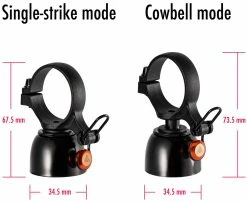 Granite Cricket - Sonnette De Vélo Double Mode 10 Granite Cricket - Sonnette De Vélo Double Mode -Vélo Soldes Granite Cricket Dual Mode Fahrradklingel GBL01 01 3