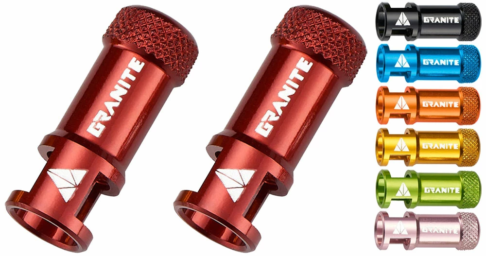 Granite Bouchons De Valve Juicy Nipple CNC, Outils Inclus 3 Granite Bouchons De Valve Juicy Nipple CNC, Outils Inclus