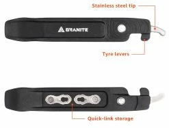 Granite Démonte-pneus Talon Avec Pince à Chaîne -Vélo Soldes Granite Talon Reifenheber mit Kettenschloss Zange
