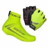 DIVERS Hi-Vis Set - Gloves + Shoecover -Vélo Soldes GripGrabHiVisSet