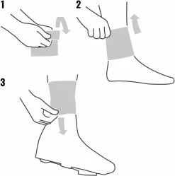 GripGrab CyclinGaitor Hi-Vis - Guitre De Cheville -Vélo Soldes GripGrab CyclinGaitor Hi Vis Knochelgamasche 2024 08 4