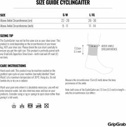 GripGrab CyclinGaitor Hi-Vis - Guitre De Cheville -Vélo Soldes GripGrab CyclinGaitor Hi Vis Knochelgamasche 2024 08 GT