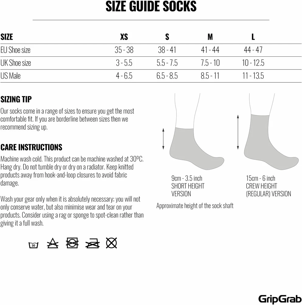 GripGrab Lightweight SL Short - Socks 5 GripGrab Lightweight SL Short - Socks – Image 3