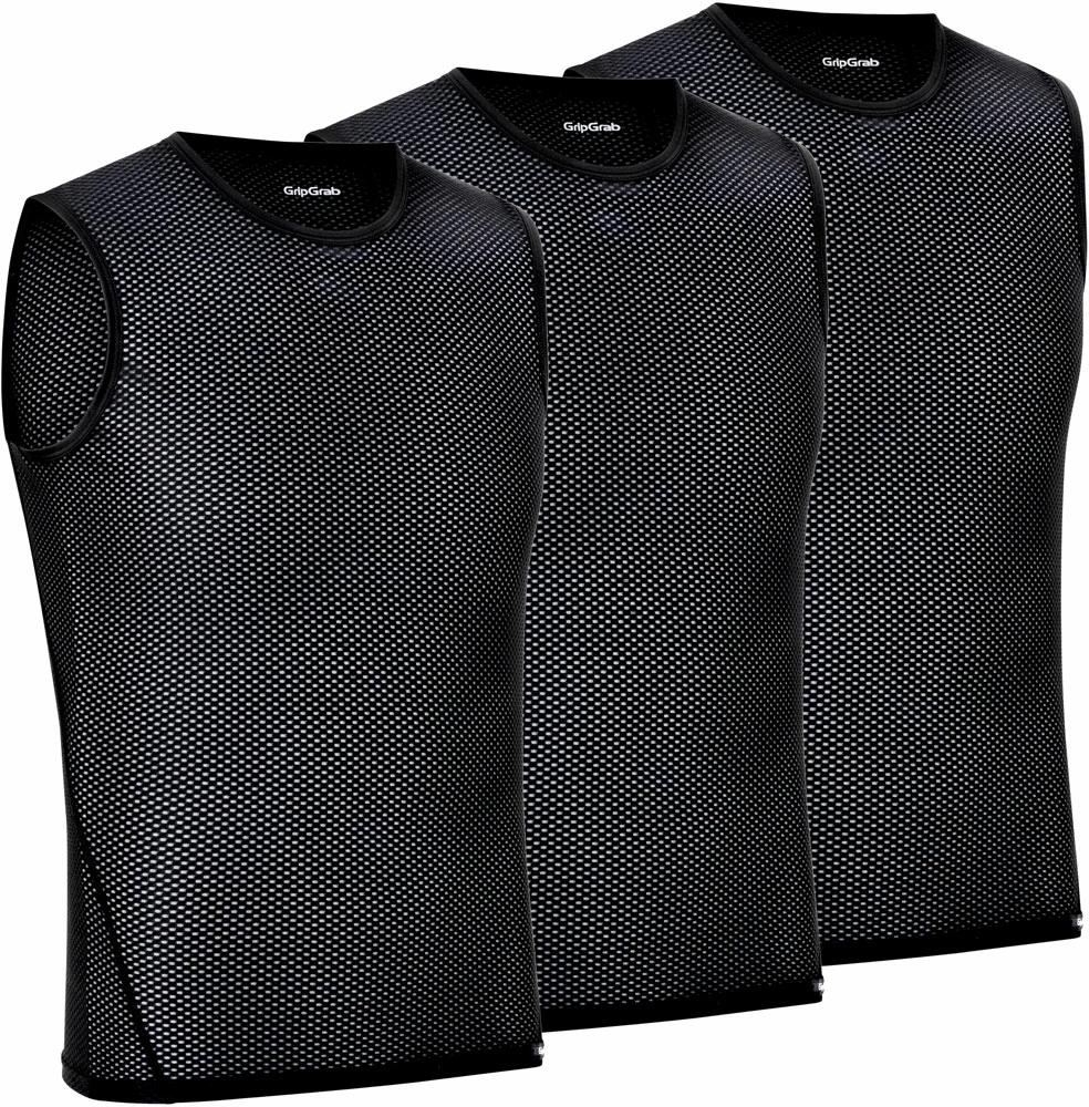 GripGrab Ultralight Mesh - Sleeveless Baselayer (3-pack) 3 GripGrab Ultralight Mesh - Sleeveless Baselayer (3-pack)