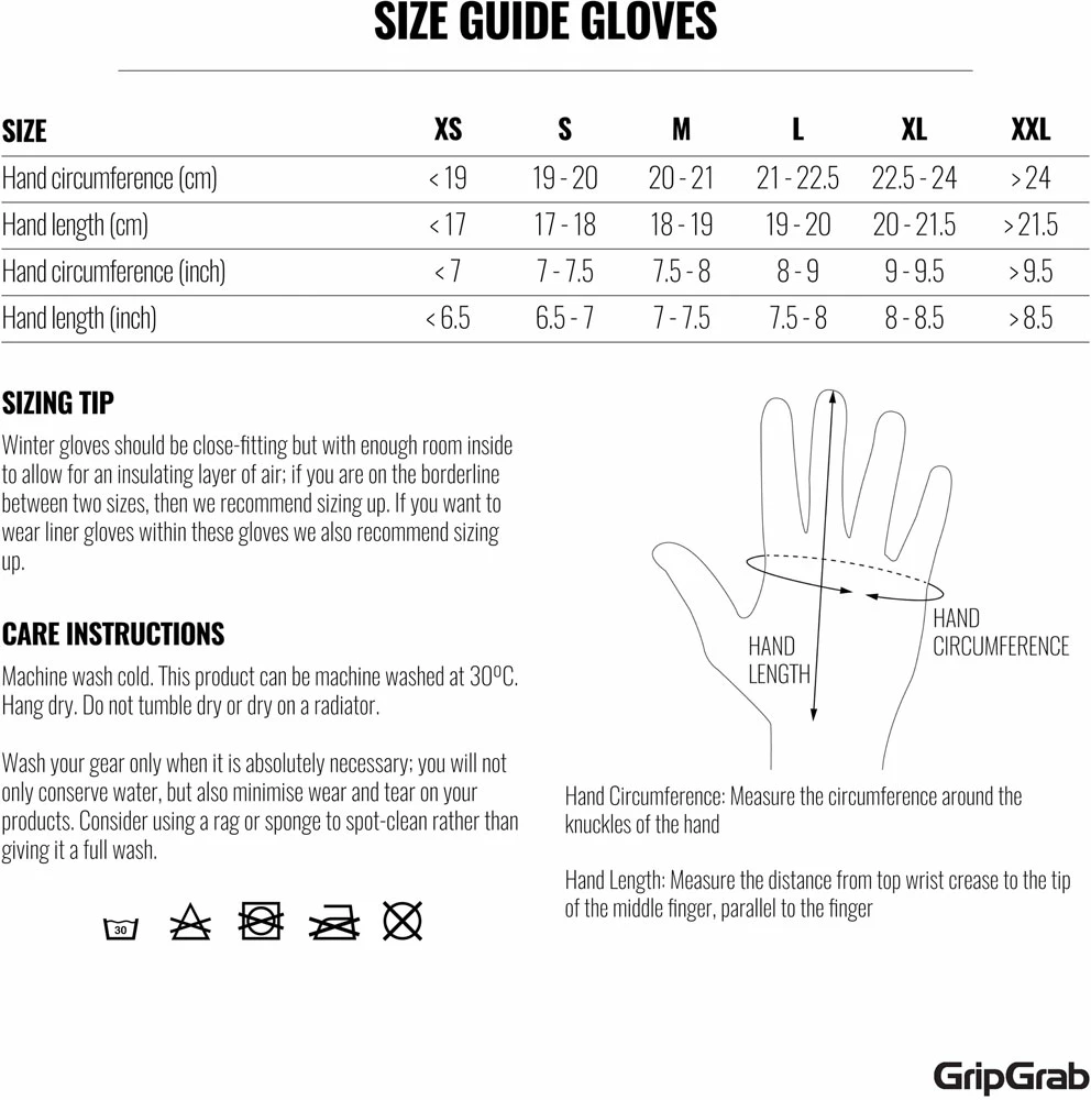 GripGrab Windster 2 Windproof - Gants D'hiver 5 GripGrab Windster 2 Windproof - Gants D'hiver – Image 3