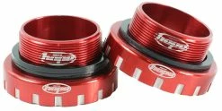 HOPE Stainless Bottom Bracket 68/73/83mm For 30mm Axle 11 HOPE Stainless Bottom Bracket 68/73/83mm For 30mm Axle -Vélo Soldes Hope Edelstahl Innenlager rot BBSS30R