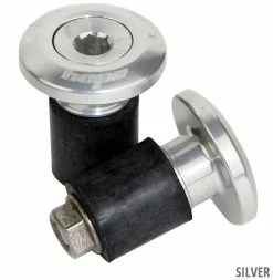 HOPE Bouchons De Guidon Grip Doctor 10 HOPE Bouchons De Guidon Grip Doctor -Vélo Soldes Hope Grip Doctor silver GDOCS