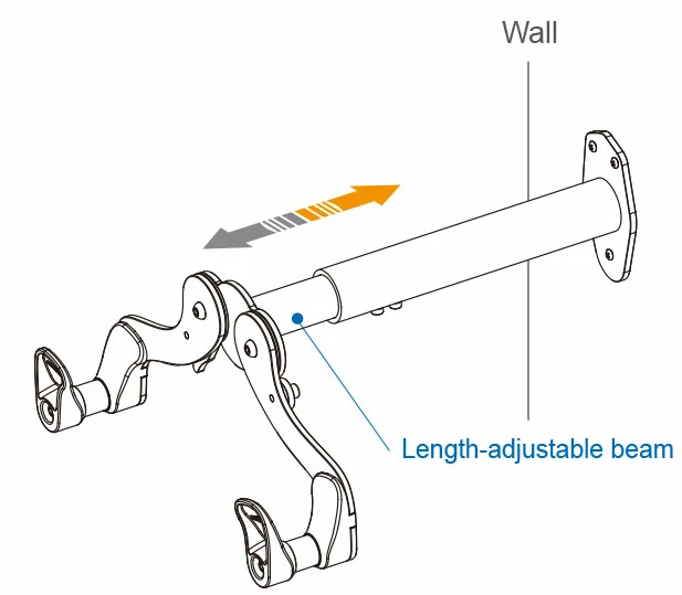 Ibera IB-ST4 Support Mural Réglable 6 Ibera IB-ST4 Support Mural Réglable – Image 4