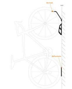 Ibera IB-ST3 Support Mural Pour Vélo -Vélo Soldes Ibera Wandhalter einfach 5