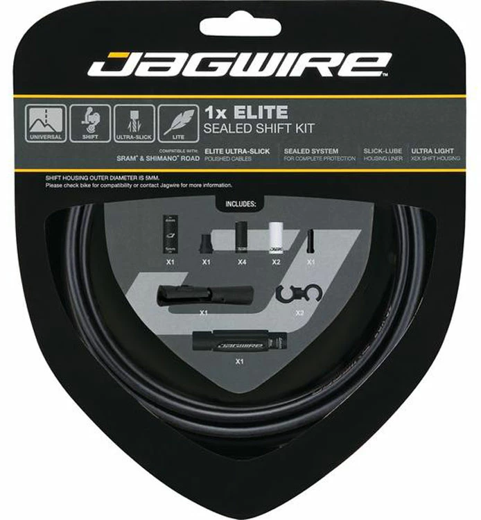 JAGWIRE 1x Set De Câbles De Dérailleur Elite Sealed 4 JAGWIRE 1x Set De Câbles De Dérailleur Elite Sealed – Image 2