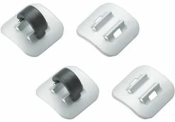 JAGWIRE Clips De Câble Aluminium (4 Pièces) -Vélo Soldes Jagwire Leitungsclips 18013141