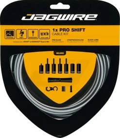 JAGWIRE Pro Shift, Jeu De Câbles à 1 Vitesse 11 JAGWIRE Pro Shift, Jeu De Câbles à 1 Vitesse -Vélo Soldes Jagwire Pro Shift 1 fach Schaltzugset PCK558 d