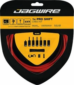 JAGWIRE Pro Shift, Jeu De Câbles à 1 Vitesse 12 JAGWIRE Pro Shift, Jeu De Câbles à 1 Vitesse -Vélo Soldes Jagwire Pro Shift 1 fach Schaltzugset PCK558 e