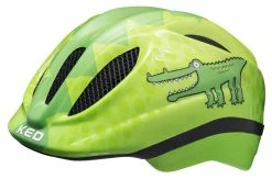 KED Meggy Green Croco - Kid´s Helmet