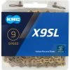 KMC Chaîne X9SL Ti-N 9 Plis -Vélo Soldes KMC X9SL Ti N 9 fach Kette BX09SLT14 a