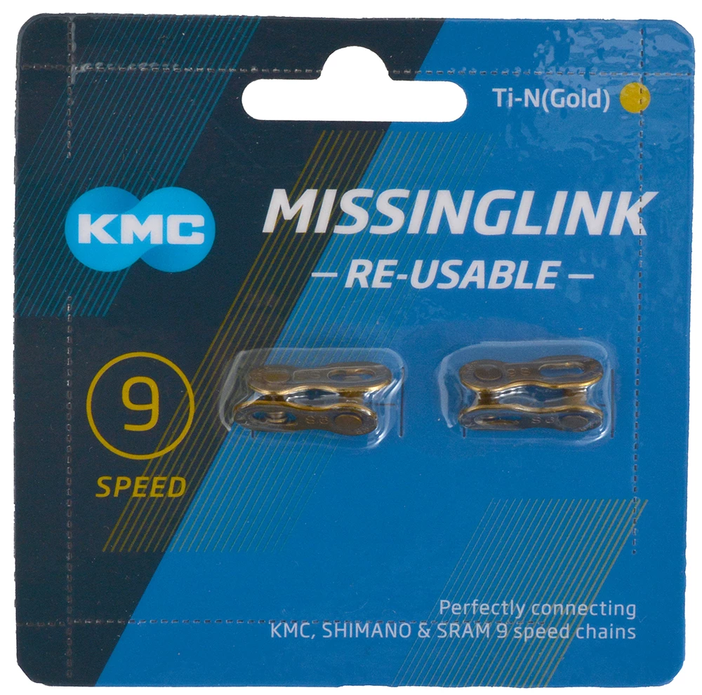 KMC Fermeture De Chaîne X9 Ti-N MissingLink 3 KMC Fermeture De Chaîne X9 Ti-N MissingLink