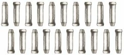 Katana Câble De Commande / Câble De Frein Intérieur Embouts (20 Pièces) -Vélo Soldes Katana Endkappen 20 silber