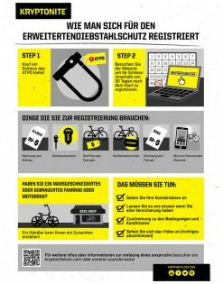 Kryptonite Antivol à Arceau KryptoLok® 2 Standard -Vélo Soldes KryptoLok R 2 Standard Bugelschloss 07