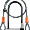 Kryptonite KryptoLok Standard + Antivol à Arceau KryptoFlex 120cm -Vélo Soldes Kryptonite KryptoLok Standard KryptoFlex 120cm 001966