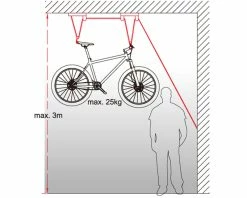 Lifu / IceToolz Vélo-lift -Vélo Soldes Lifu IceToolz Fahrrad Lifter P621 b