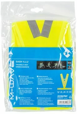M-Wave Reflective Triangle Vest 5 M-Wave Reflective Triangle Vest -Vélo Soldes M Wave 120940 130603 Dreiecksweste 2