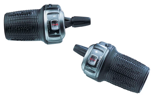 MICROSHIFT Set De Poignées Tournantes 3x9 Vitesses DS85-9 3 MICROSHIFT Set De Poignées Tournantes 3x9 Vitesses DS85-9