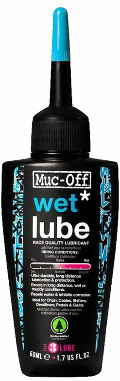 Muc-Off Wet Lube Huile Pour Chaînes Humides -Vélo Soldes Muc Off Wet Lube a