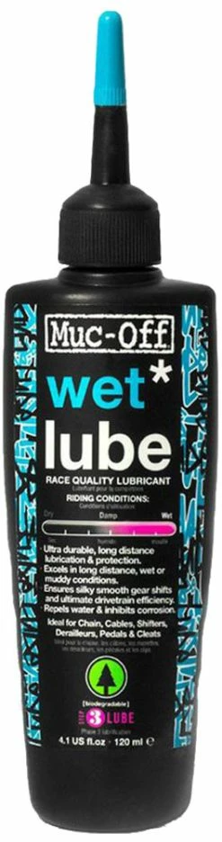 Muc-Off Wet Lube Huile Pour Chaînes Humides -Vélo Soldes Muc Off Wet Lube d