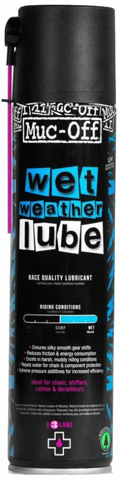 Muc-Off Aérosol Wet Weather Lube 400ml