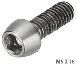 Newmen Potence / Tige De Selle Titane Vis De Rechange -Vélo Soldes Newmen M5 x 16 90117 a