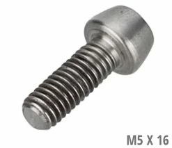 Newmen Potence / Tige De Selle Titane Vis De Rechange -Vélo Soldes Newmen M5 x 16 90117 b