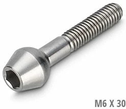 Newmen Potence / Tige De Selle Titane Vis De Rechange -Vélo Soldes Newmen M6 x 30 90119 a