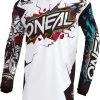 O'Neal Element Villain - MTB Long Sleeve Jersey 1 O'Neal Element Villain - MTB Long Sleeve Jersey -Vélo Soldes O Neal Element Villain MTB Langarmtrikot 001E 92S 1