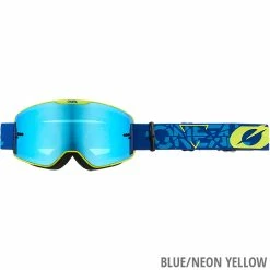 O'Neal B-20 Strain - Goggle -Vélo Soldes ONeal B 20 Strain blue neon yellow