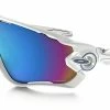 Oakley Jawbreaker PRIZM Snow - Lunettes De Sport -Vélo Soldes Oakley JawbreakerPrzimSnow polished white OO9290 2131 01