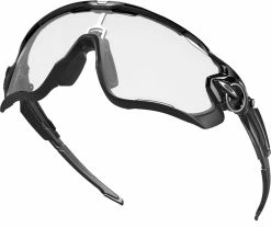 Oakley Jawbreaker Photochromic - Lunettes De Sport -Vélo Soldes Oakley OO9290 14 jawbreaker polished black clear black iridium photochromic 001 86942 4