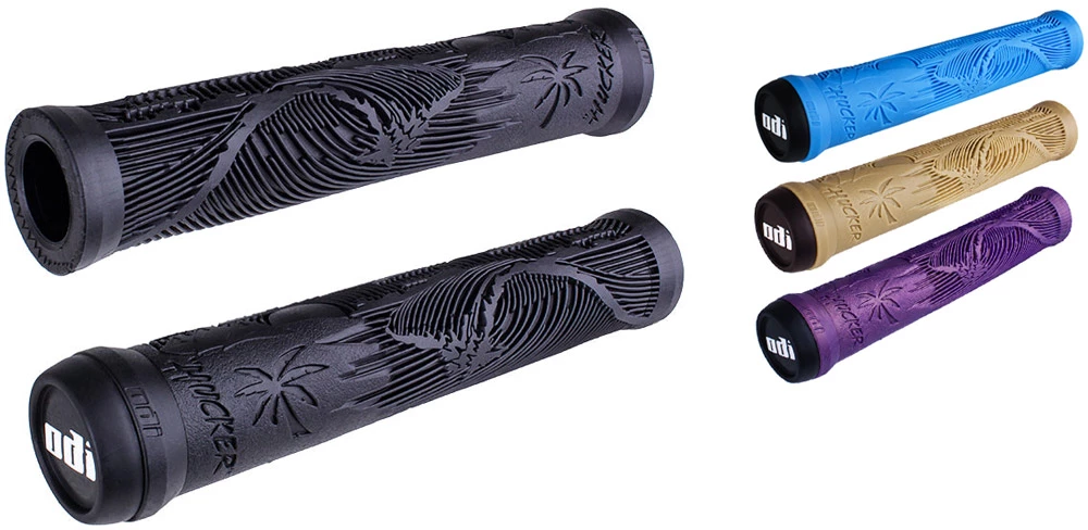 ODI Poignées De BMX Hucker Signature Flangeless 3 ODI Poignées De BMX Hucker Signature Flangeless