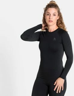 Odlo Performance Warm Eco - Women's Baselayer Longsleeve -Vélo Soldes Odlo Performance Warm Eco Damen Funktionsunterhemd 196191 60212 3