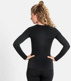 Odlo Performance Warm Eco - Women's Baselayer Longsleeve -Vélo Soldes Odlo Performance Warm Eco Damen Funktionsunterhemd 196191 60212 4