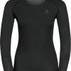 Odlo Active F-Dry Light Eco - Functional Long Sleeve Baselayer -Vélo Soldes Odlo Active F Dry Light Eco Funktionsunterhemd langarm 141191 15000 1