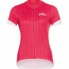Odlo Essential Print Stand-Up Collar - Women's Jersey -Vélo Soldes Odlo Essential Print Stand Up Collar Damen Trikot 411961 30794 1