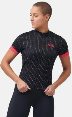 Odlo Essential Print Stand-Up Collar - Women's Jersey -Vélo Soldes Odlo Essential Print Stand Up Collar Damen Trikot 411961 60270 3