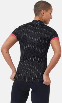 Odlo Essential Print Stand-Up Collar - Women's Jersey -Vélo Soldes Odlo Essential Print Stand Up Collar Damen Trikot 411961 60270 4