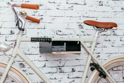 PARAX Support Mural Pour Vélo S-Rack - Blanc / Noyer -Vélo Soldes PARAX S Rack Wandhalter 3GGIMsjH3r13ET