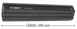 Bosch Batterie PowerTube 500 (BBP281) VERTICAL -Vélo Soldes PowerTube 500 Akku BBP281 Vertikal 349mm 0275007540