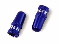 Quaxar Capuchons De Valve SV -Vélo Soldes Quaxar SV Ventilkappen blau